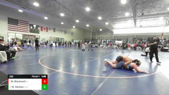 285 lbs Cons. Round 2 - Matthew Blackwell, Agon Academy Wrestling vs Mason Mclean, Empire