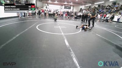 43 lbs Quarterfinal - Dante Perez, Tiger Trained Wrestling vs Breckyn Collins, Jay Wrestling Club