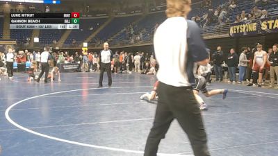 157 lbs Final - Luke Mykut, Huntingdon vs Gannon Beach, Dallastown
