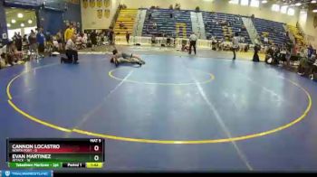 126 lbs Round 6 (8 Team) - Cannon LoCastro, North Port vs Evan Martinez, Attack