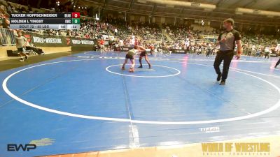 85 lbs Quarterfinal - Tucker Hoffschneider, Bear Cave vs Holden L Yingst, Keystone Wrestling Club