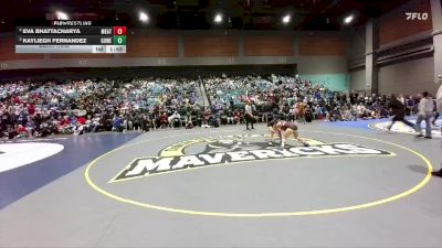 105 lbs Semifinal - Eva Bhattacharya, Menlo-Atherton vs Kayliegh Fernandez, Golden West
