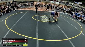 127 lbs Round 1 (4 Team) - Rocco Cassioppi, Hononegah vs Blake Irvine, Don Bosco