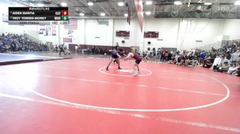 144 lbs Semifinal - Aiden Mantia, Killingly vs Troy Torres-Morey, Windham