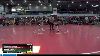 85 lbs Round 3 (8 Team) - Xavier Kovacs, GREAT BRIDGE WC vs Emmons Tewalt, HANOVER HAWKEYE/RIVER CITY WC