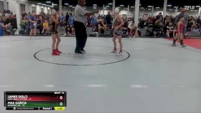 72 lbs Round 3 (10 Team) - James Dolci, Fair Lawn Cutters vs Max Garcia, Rangers WC