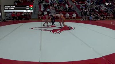 144 lbs Round 1 (4 Team) - Derick Islas, Thompson HS vs Luke Covan, Grissom Hs