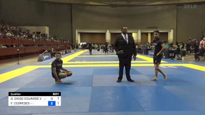 DAVID DIEGO EDUARDO VASQUEZ vs FRANK CESPEDES 2024 Pan IBJJF Jiu-Jitsu No-Gi Championship