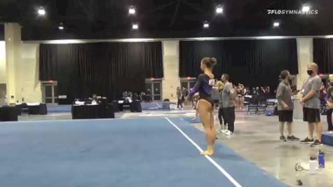 Carlee Gerke - Floor, Triad Gym #346 - 2021 USA Gymnastics Development Program National Championships