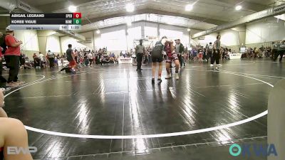 115 lbs Rr Rnd 2 - Abigail LeGrand, Sperry Wrestling Club vs Koree Vigue, Honey Badgers Wrestling Club