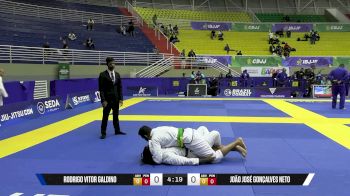 João José Gonçalves Neto vs Rodrigo Vitor Galdino 2025 Brasileiro Jiu-Jitsu IBJJF