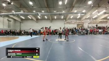 132 lbs Cons. Round 4 - Tobias Pinson, Skyline vs Rhonnel Akele, Fort Morgan