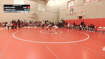 120 lbs Champ. Round 2 - Adrian Flores, Grandview vs Audon Clark, Toppenish