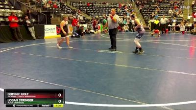 140 lbs 7th Place Match - Dominic Holt, Jackson County Wrestling vs Logan Stringer, AC/GC Chargers