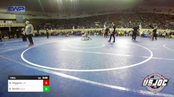 73 lbs Quarterfinal - Noah Higgins, Liberty Warrior Wrestling Club vs Riot Smith, Buck Pride Wrestling