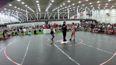 100 lbs Brooklyn Swisher, Tennessee vs Haley Zabel, Kansas