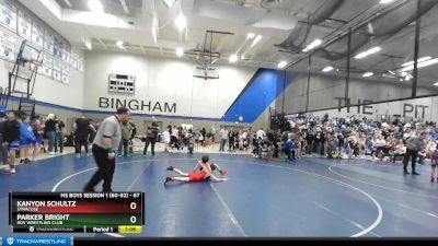 67 lbs Cons. Round 1 - Parker Bright, Roy Wrestling Club vs Kanyon Schultz, Syracuse