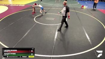 88 lbs Placement (4 Team) - Jayden Rogers, Staples vs Mason Myers, K-M