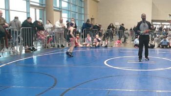 70 lbs Rr Rnd 2 - Mia Carmela Barro, MGW Black Widows - Girls vs Tinley Brannon, Lady Assassins - Girls