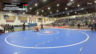 106 Boys Champ. Round 1 - Lucas Michelsen, Cathedral Catholic vs Anthony Hernandez, Otay Ranch