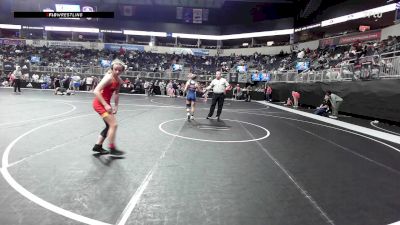 105.6-114.9 lbs Consi Of 16 #2 - Ember Friend, East Kansas Eagles vs Arianna Weigel, Russell Wrestling Club