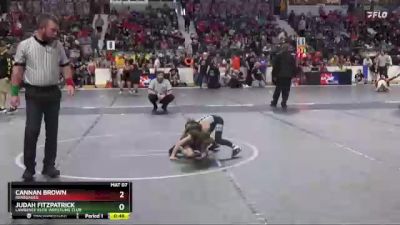 40 lbs Quarterfinal - Cannan Brown, Renegades vs Judah Fitzpatrick, Lawrence Elite Wrestling Club