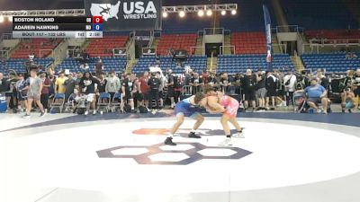 132 lbs Champ. Rd Of 128 - Boston Noland, Ohio vs Adarein Hawkins, Missouri