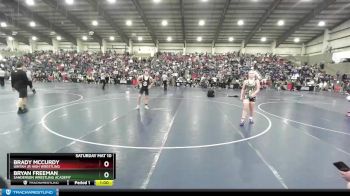 160 lbs Cons. Semi - Bryan Freeman, Sanderson Wrestling Academy vs Brady McCurdy, Uintah Jr High Wrestling