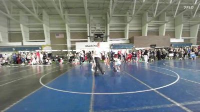 57 lbs Cons. Round 4 - River Lowe, Aviator Wrestling Academy vs Eli Falslev, White Rhino Wrestling