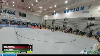 130 lbs Semifinal - Abel Halsey, Wyoming Unattached vs Tj Watkins, Tongue River Wrestling Club