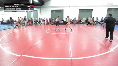 155 lbs Karson Snyder, Pennsylvania Red vs James Caden Grace, Texas