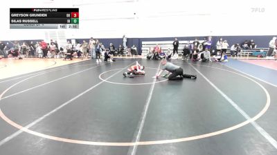 50 lbs Consi Of 4 - Greyson Grunden, OH vs Silas Russell, IN