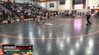 N-7 lbs Cons. Semi - Bryson Gallagher, LMWC vs Jasper Gerlits, Solon Wrestling Club