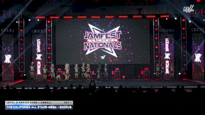 California All Stars - Exodus [2026 L6 Senior Coed - XSmall DAY 1] 2026 JAMfest Cheer Super Nationals