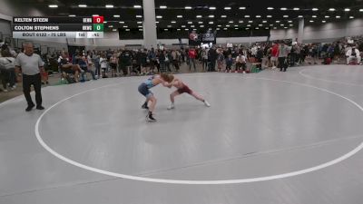 75 lbs Champ. Rd Of 32 - Kelten Steen, Berge Elite Wrestling Academy vs Colton Stephens, Bad Karma Wrestling Club
