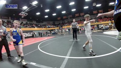 70 lbs Consolation - Wade Alexanader, Bridge Creek Youth Wrestling vs Mason Coleman, Lawton Legends Youth Wrestling