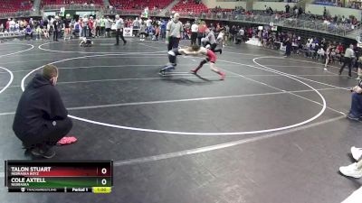 70 lbs 3rd Place Match - Cole Axtell, Nebraska vs Talon Stuart, Nebraska Boyz