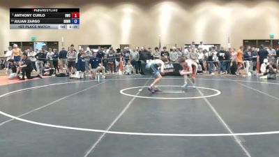 120 lbs 1st Place Match - Anthony Curlo, Blairstown Wrestling Club vs Julian Zargo, Rhino Wrtesling