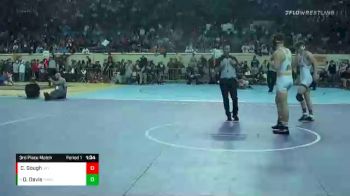 3A-170 lbs 3rd Place Match - Dason Davis, Marlow vs Connor Gough, Jay