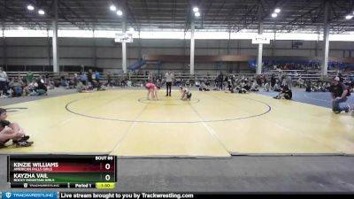 112 lbs Semifinal - Kinzie Williams, American Falls Girls vs Kayzha Vail, Rocky Mountain Girls