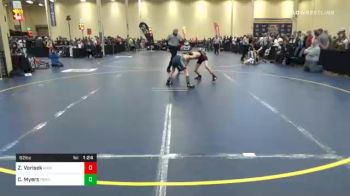 82 lbs Prelims - Zachary Vorisek, Hickory vs Conner Myers, Penns Valley