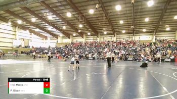 51 lbs Cons. Round 1 - Maxwell Motta, Syracuse Titans Wrestling vs Porter Olson, Westlake