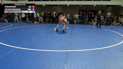 120 lbs Cons. Rd Of 16 - Evan Becker, Team PA vs Payton Graveline, Mat Demon Wrestling Club