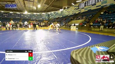 144-C lbs Rr Rnd 1 - Braxton Moss, Sanderson Wrestling Academy vs Keagan Goenner, Young Guns Nashville Wrestling