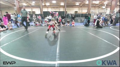 55 lbs Rr Rnd 4 - Kasen Loughridge, Duncan Demon Wrestling vs Knox Alleman, Powerhouse Blue