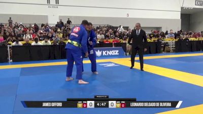 Leonardo Delgado De Oliveira vs James Gifford 2025 World Master IBJJF Jiu-Jitsu Championship