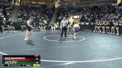 144 lbs Consolation Wb - Cadyn Dana, Wapsie Valley vs Steve Brandenburg, Lake Mills