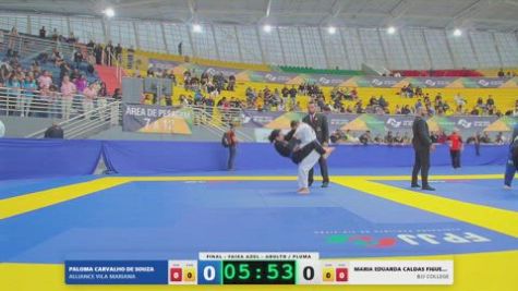 MARIA EDUARDA CALDAS FIGUEIREDO vs PALOMA CARVALHO DE SOUZA 2026 FPJJ Circuito Paulista GI Etapa 3