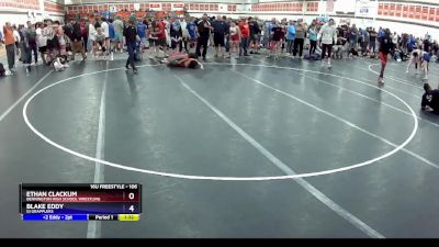 106 lbs Quarterfinal - Ethan Clackum, Bennington High School Wrestling vs Blake Eddy, GI Grapplers