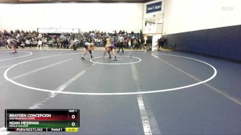 133 lbs 3rd Place Match - Noah Messman, Menlo College vs Brayden Concepcion, San Francisco State